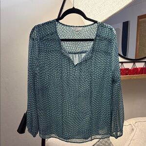 Liverpool Blue Patterned Blouse